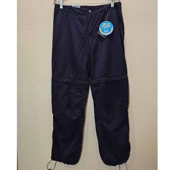 NWT Columbia Women's Straight Leg Active Fit Convertible Trail Pants 10R - Picture 1 of 8